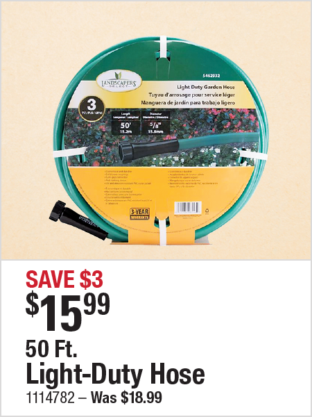 50 Ft. Light-Duty Hose